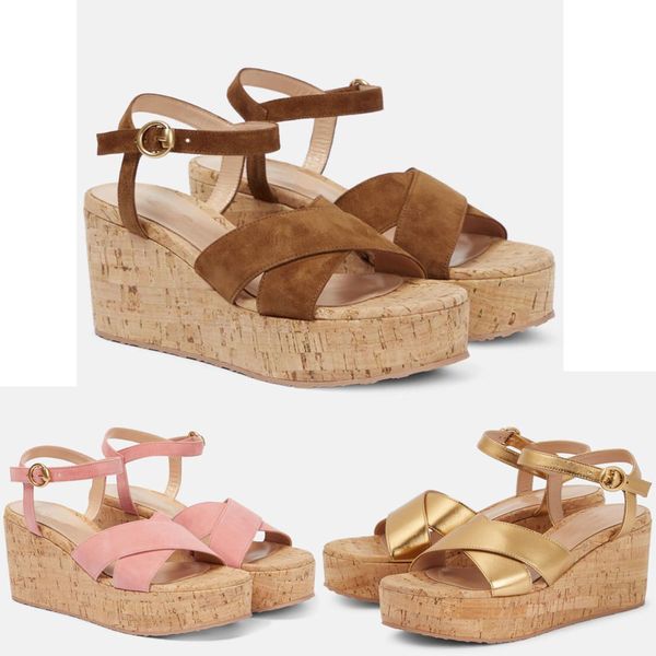 modern women's sandals italian cork slope heel sandals suede round head open toe summer elegant women show charm eu35-42, Black
modern women's sandals italian cork slope heel sandals suede round head open toe summer elegant women show charm eu35-42, Black