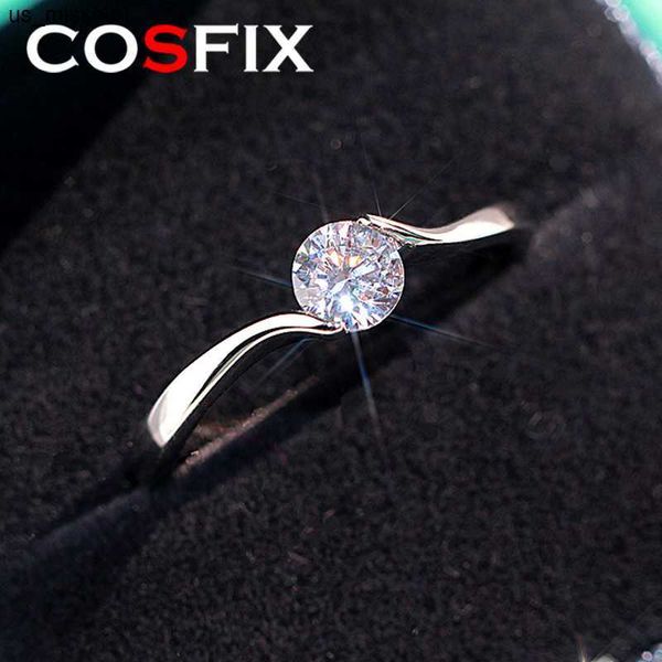 band rings real 925 sterling silver small zircon ring for women simple sparkling round 03ct high carbon diamond finger rings j230522
band rings real 925 sterling silver small zircon ring for women simple sparkling round 03ct high carbon diamond finger rings j230522