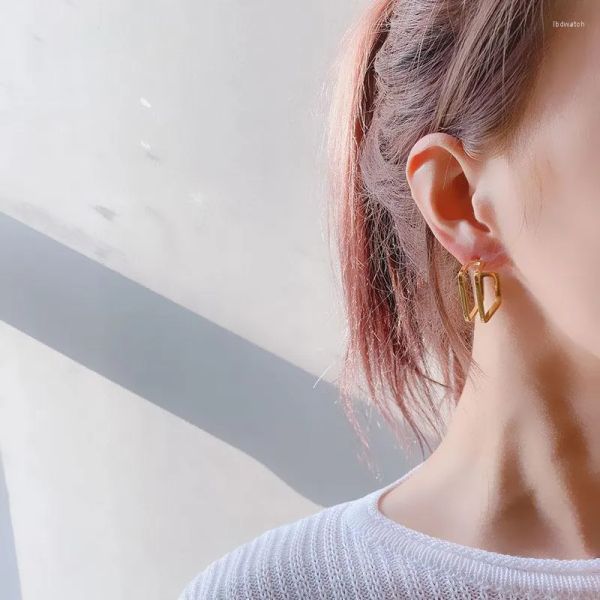 hoop earrings 316l stainless steel minimalist square irregular exaggerated cool girl fashion earring for women accessories, Golden
hoop earrings 316l stainless steel minimalist square irregular exaggerated cool girl fashion earring for women accessories, Golden