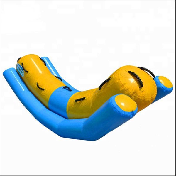factory wholesale water fun game inflatable floating toys water park banana boat/inflatable water seesaw toy
factory wholesale water fun game inflatable floating toys water park banana boat/inflatable water seesaw toy