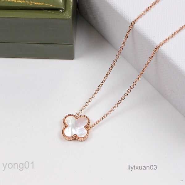 pendant necklaces womens designer four-leaf clover single flower fashion steel 18k rose gold jewelry 10 n0zi, Silver
pendant necklaces womens designer four-leaf clover single flower fashion steel 18k rose gold jewelry 10 n0zi, Silver
