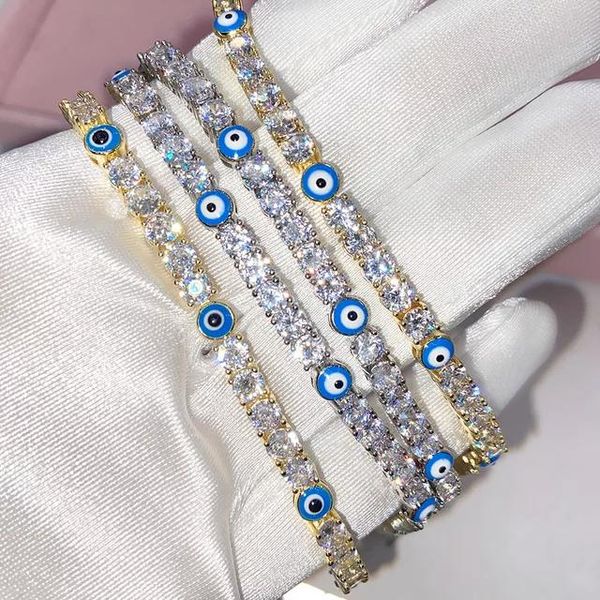 necklaces 2022 new design fashion turkish blue red eyes tennis chain iced out cubic zircon charm choker necklace women hiphop jewelry gift, Silver
necklaces 2022 new design fashion turkish blue red eyes tennis chain iced out cubic zircon charm choker necklace women hiphop jewelry gift, Silver
