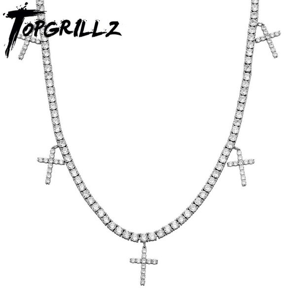 necklaces rillz classic 4mm tennis chain with classic cross pendants womens choker necklace hip hop fashion jewelry for party gift, Silver
necklaces rillz classic 4mm tennis chain with classic cross pendants womens choker necklace hip hop fashion jewelry for party gift, Silver