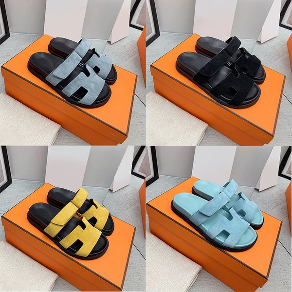 designer sandals women chypre slippers luxury platform oran sandal classic platform lady man suede 100% real leather comfort h slides summer, Black
designer sandals women chypre slippers luxury platform oran sandal classic platform lady man suede 100% real leather comfort h slides summer, Black