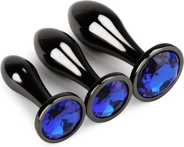 factory outlet plug piece trainer set luxurious metal docking water droplet shaped plug toy for men and women (blue)
factory outlet plug piece trainer set luxurious metal docking water droplet shaped plug toy for men and women (blue)
