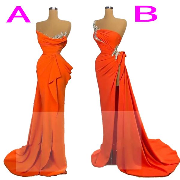 orange mermaid prom dresses for women plus size one shoulder beaded satin pleats side split backless special occasion formal evening party p, Black
orange mermaid prom dresses for women plus size one shoulder beaded satin pleats side split backless special occasion formal evening party p, Black