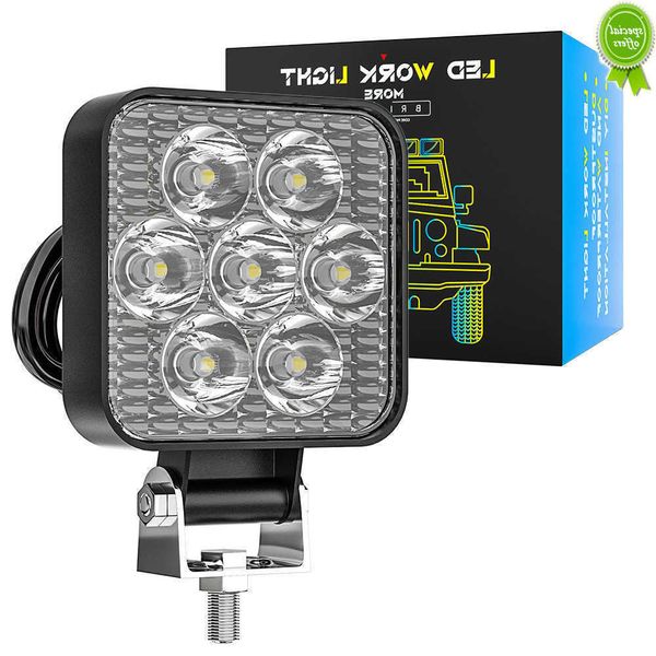 car new 9-80v square round dust proof work light spotlight for truck off road tractor 2100lm 21w 7 leds aluminum fog light
car new 9-80v square round dust proof work light spotlight for truck off road tractor 2100lm 21w 7 leds aluminum fog light