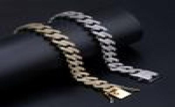 luxury designer bracelet 14mm cuban link chain hip hop jewelry mens bracelets pour hommes iced out diamond bangle rapper love char7001048, Black
luxury designer bracelet 14mm cuban link chain hip hop jewelry mens bracelets pour hommes iced out diamond bangle rapper love char7001048, Black