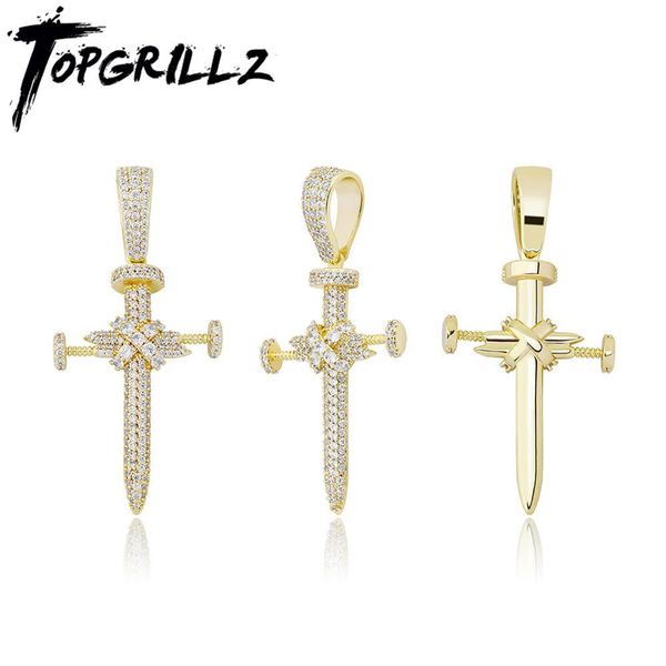 necklaces rillz hip hop cross pendant necklace micro pave aaa+ cubic zirconia pendant with tennis chain punk fashion jewelry for gift, Silver
necklaces rillz hip hop cross pendant necklace micro pave aaa+ cubic zirconia pendant with tennis chain punk fashion jewelry for gift, Silver