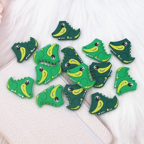 crystal chenkai 50pcs silicone crocodile beads bpa animal bead diy teething infant chewable dummy necklace pacifier toy accessories
crystal chenkai 50pcs silicone crocodile beads bpa animal bead diy teething infant chewable dummy necklace pacifier toy accessories