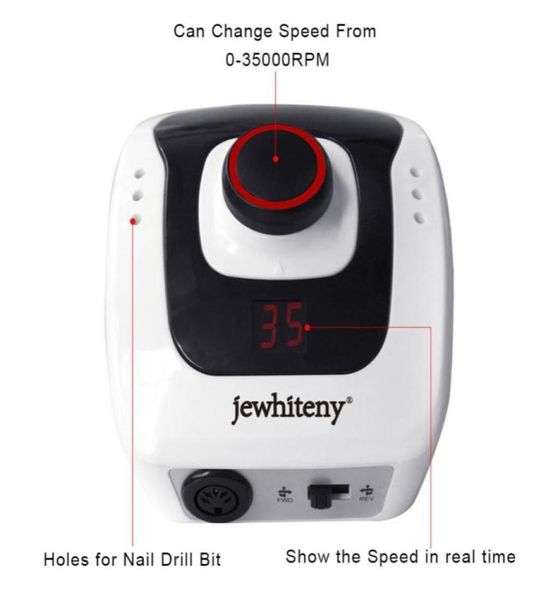 pro electric nail drill machine apparatus for manicure pedicure with cutter nail drill art machine kit nail tool 3500020000 rpm1057399, Silver
pro electric nail drill machine apparatus for manicure pedicure with cutter nail drill art machine kit nail tool 3500020000 rpm1057399, Silver
