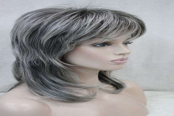 new women039s wig medium length grey layered shoulder long synthetic hair full wig7428840, Black;brown
new women039s wig medium length grey layered shoulder long synthetic hair full wig7428840, Black;brown