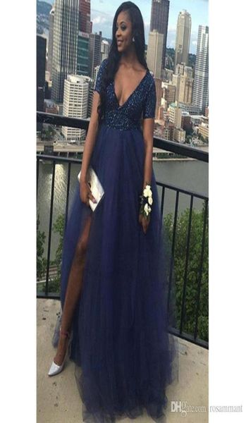 african black girls prom dress navy blue split long formal pageant holidays wear graduation evening party gown plus size7514577, Black;red
african black girls prom dress navy blue split long formal pageant holidays wear graduation evening party gown plus size7514577, Black;red