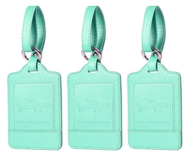 leather luggage tag bag parts fashion suitcase id addres holder boarding tags portable label travel accessories9809640, Black
leather luggage tag bag parts fashion suitcase id addres holder boarding tags portable label travel accessories9809640, Black