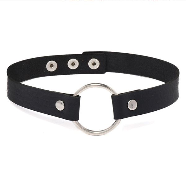 handmade black color pu leather chokers adjustable necklaces jewelry for women girl party club fashion accessories, Golden;silver
handmade black color pu leather chokers adjustable necklaces jewelry for women girl party club fashion accessories, Golden;silver