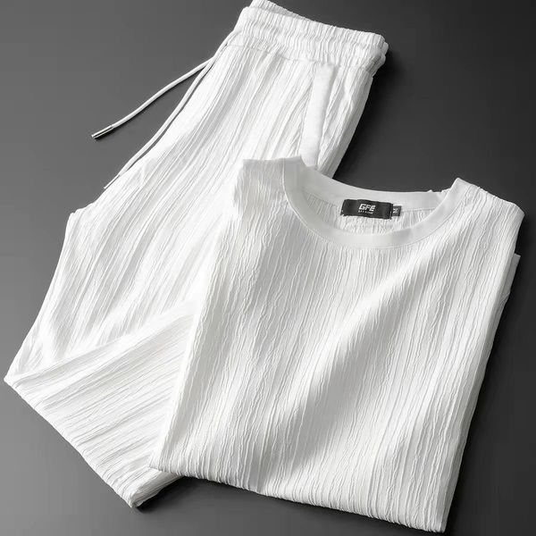 men s tracksuits ice silk suit men 2023 summer t shirt pants two pieces set thin casual sports male fashion sweatpants plus size 230522, Gray
men s tracksuits ice silk suit men 2023 summer t shirt pants two pieces set thin casual sports male fashion sweatpants plus size 230522, Gray
