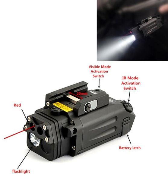 tactical dbalpl type light white led 400 lumens flashlight with red laser and ir led illuminator visible laser pointer7341693
tactical dbalpl type light white led 400 lumens flashlight with red laser and ir led illuminator visible laser pointer7341693