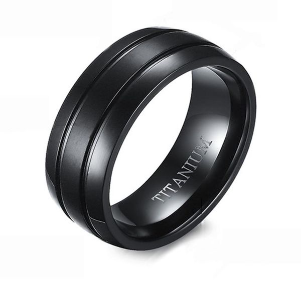 8mm basic mens double lines titanium steel wedding band ring well finished comfort fit6878078, Silver
8mm basic mens double lines titanium steel wedding band ring well finished comfort fit6878078, Silver