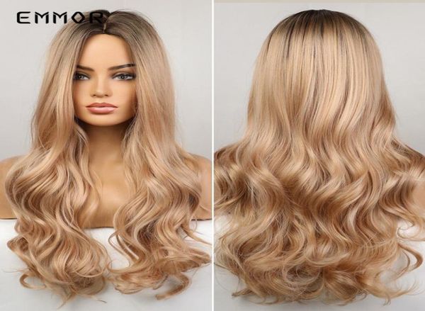 synthetic wigs emmor long wavy hair wig ombre brown to blonde for women natural middle part heat resistant cosplay5416525, Black
synthetic wigs emmor long wavy hair wig ombre brown to blonde for women natural middle part heat resistant cosplay5416525, Black