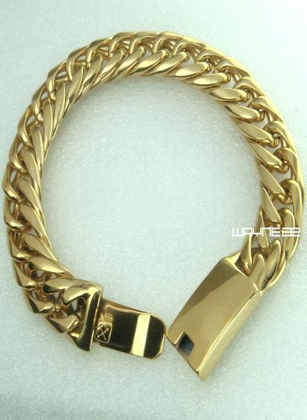 b175men039s gold tone stainless steel 125mm width bracelet bangle6112874, Black
b175men039s gold tone stainless steel 125mm width bracelet bangle6112874, Black