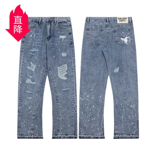 holes jeans 2023 galleryes dept pants designer patch mens ripped luxurys womens jeans distressed new 1tp6, Blue
holes jeans 2023 galleryes dept pants designer patch mens ripped luxurys womens jeans distressed new 1tp6, Blue