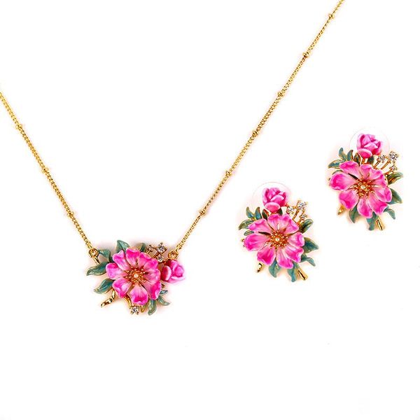necklaces enamel glaze pink flower rose pearl choker necklace blooming pastoral jewelry for woman 2022 trend, Silver
necklaces enamel glaze pink flower rose pearl choker necklace blooming pastoral jewelry for woman 2022 trend, Silver