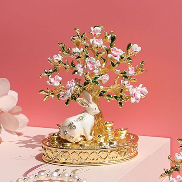 boxes cherry blossom tree crystal hinged jewelry box little white rabbit necklace earrings nail ring box, Black;white
boxes cherry blossom tree crystal hinged jewelry box little white rabbit necklace earrings nail ring box, Black;white