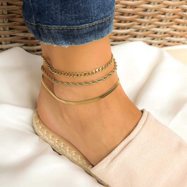 anklets 1set stylish 304 stainless steel link chain anklet metal simple bracelet anklet women summer beach party jewelry gifts 21cm long g22, Red;blue
anklets 1set stylish 304 stainless steel link chain anklet metal simple bracelet anklet women summer beach party jewelry gifts 21cm long g22, Red;blue