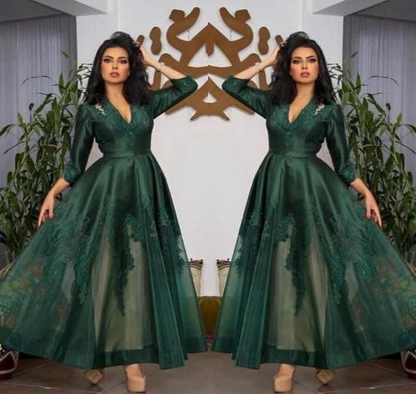 dark green v neck satin evening dresses long sleeves tulle lace applique ruched ankle length prom formal wear party gowns3848305, Black;red
dark green v neck satin evening dresses long sleeves tulle lace applique ruched ankle length prom formal wear party gowns3848305, Black;red