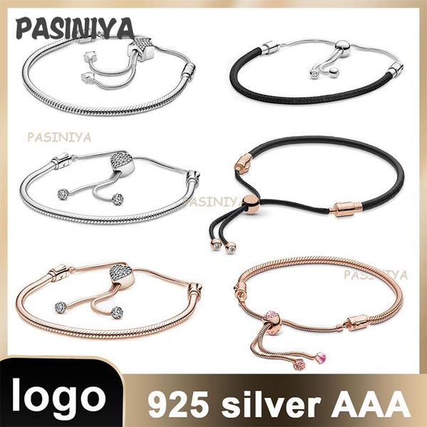 bangle 11 925 sterling silver leather bracelet with classic silver rose gold star love flower pendant with diamond exquisite gift, Black
bangle 11 925 sterling silver leather bracelet with classic silver rose gold star love flower pendant with diamond exquisite gift, Black