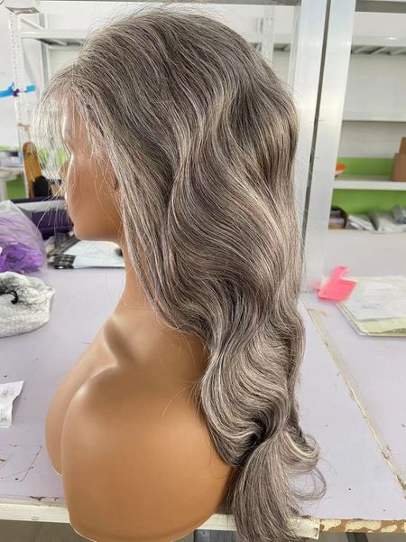 body wave platinum grey human hair wigs salt and pepper honey blonde brown highlights wigs with black silver grey none lace glueless machine, Black;brown
body wave platinum grey human hair wigs salt and pepper honey blonde brown highlights wigs with black silver grey none lace glueless machine, Black;brown