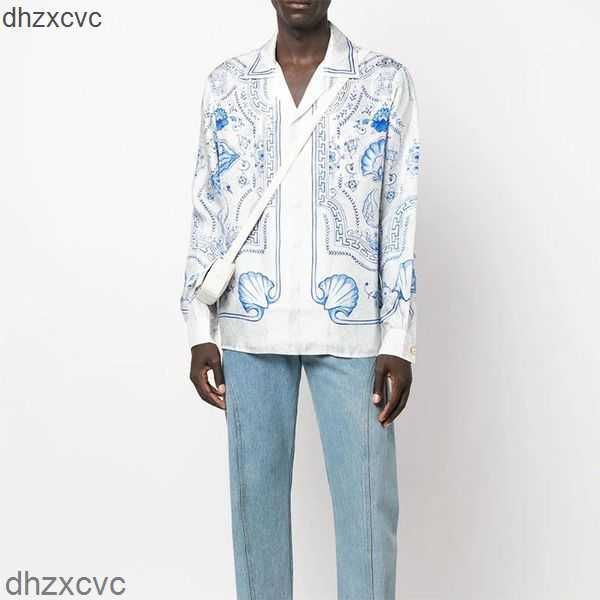 fanglue casablanca 23ss white marble swan mens and womens fashion hawaiian long sleeve shirt y2yr, White;black
fanglue casablanca 23ss white marble swan mens and womens fashion hawaiian long sleeve shirt y2yr, White;black