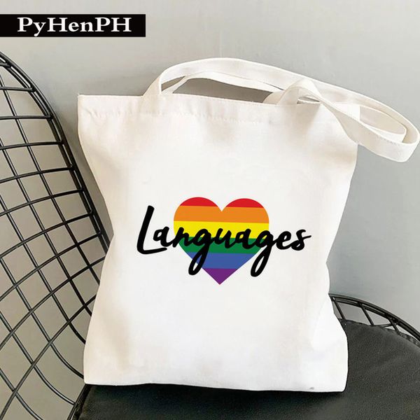 lgbt rainbow shopping bag rainbow printing large capacity student tuition schoolbag canvas bag
lgbt rainbow shopping bag rainbow printing large capacity student tuition schoolbag canvas bag