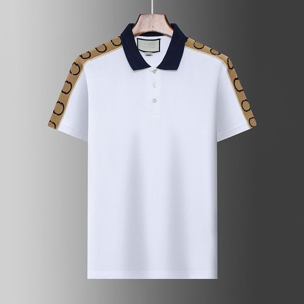 designer polo neck mens polos gg shirt short sleeved hemd fashion high street embroidery solid color classic cotton breathable comfortable s, White;black
designer polo neck mens polos gg shirt short sleeved hemd fashion high street embroidery solid color classic cotton breathable comfortable s, White;black