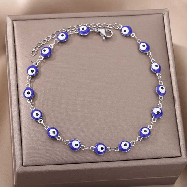 anklets stainless steel evil eye anklets for women enamel round leg chain blue evil eye anklets bracelet summer beach foot jewelry gift g220, Red;blue
anklets stainless steel evil eye anklets for women enamel round leg chain blue evil eye anklets bracelet summer beach foot jewelry gift g220, Red;blue