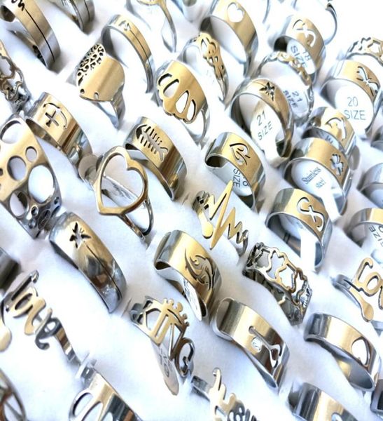 100 cut mix band silver random mens womens stainless steel rings jewelry anniversary gift5113244
100 cut mix band silver random mens womens stainless steel rings jewelry anniversary gift5113244