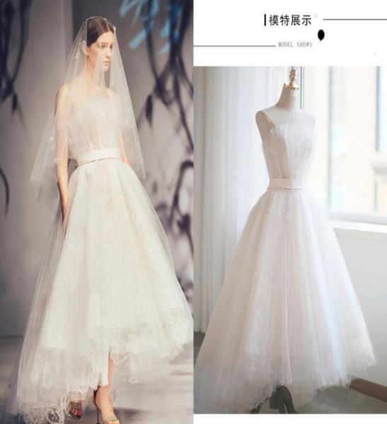 real po high low wedding dresses gown strapless backless short front long back ruched tulle lace dress bridal gowns2541812, White
real po high low wedding dresses gown strapless backless short front long back ruched tulle lace dress bridal gowns2541812, White