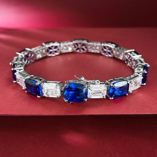 charm sapphire diamond bangle bracelet 100% real 925 sterling silver wedding bracelets for women bridal engagement jewelry, Golden;silver
charm sapphire diamond bangle bracelet 100% real 925 sterling silver wedding bracelets for women bridal engagement jewelry, Golden;silver
