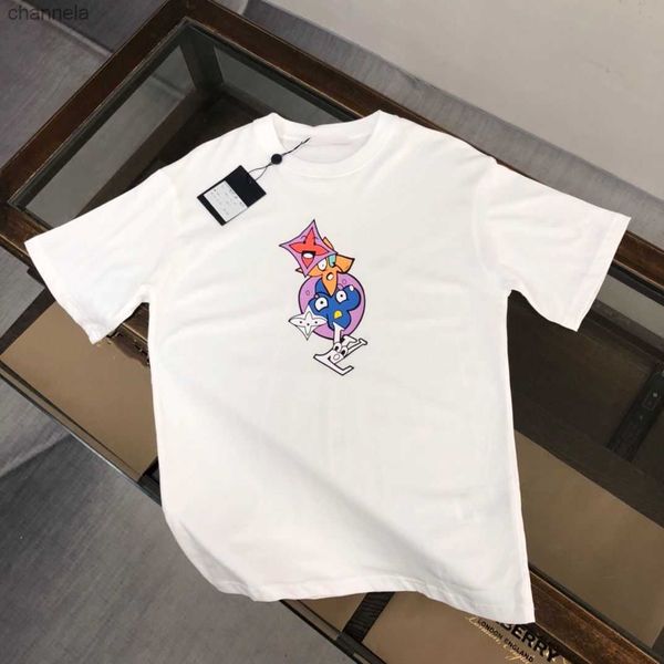men's t-shirts 23s spring/summer couple short sleeve t-shirt cartoon three flower pattern letter printing unisex, White;black
men's t-shirts 23s spring/summer couple short sleeve t-shirt cartoon three flower pattern letter printing unisex, White;black