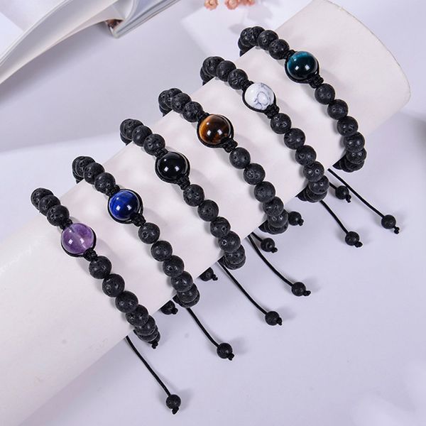 12mm amethyst braided bracelet adjustable natural tiger eye lava stone bracelet for men women, Golden;silver
12mm amethyst braided bracelet adjustable natural tiger eye lava stone bracelet for men women, Golden;silver