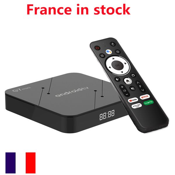 

ship from france iatv tv box g7 mini s905w2 quad core android 11 smart bt remote control 5g wifi bt 5.0 usb3.0 streaming set box