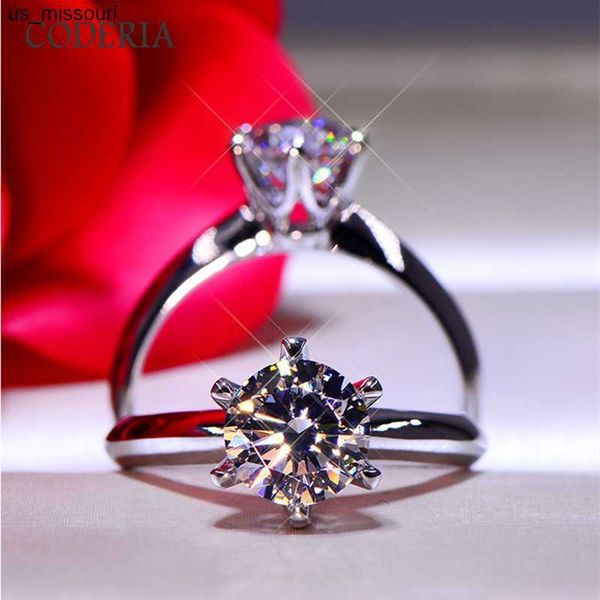 band rings coderia 2ct 3ct 5ct excellent cut diamond test passed d color good clarity moissanite six claws ring silver 925 jewelry gift j230
band rings coderia 2ct 3ct 5ct excellent cut diamond test passed d color good clarity moissanite six claws ring silver 925 jewelry gift j230