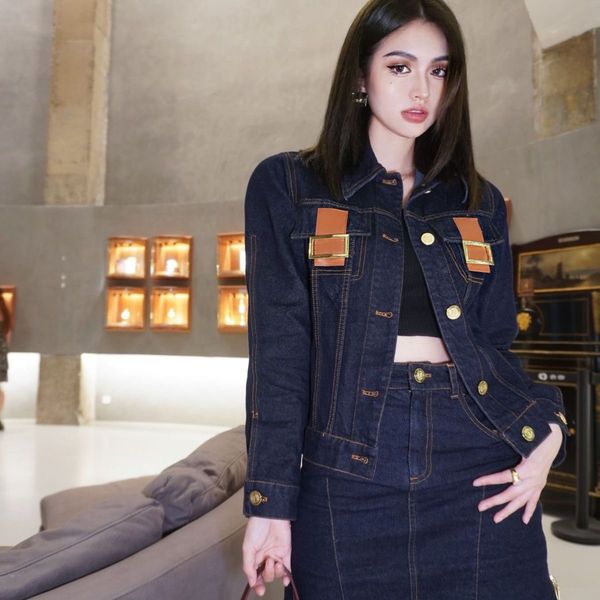 womens designer jackets denim letters women short coats autumn spring style slim for lady jacket designer coat, Black;brown
womens designer jackets denim letters women short coats autumn spring style slim for lady jacket designer coat, Black;brown