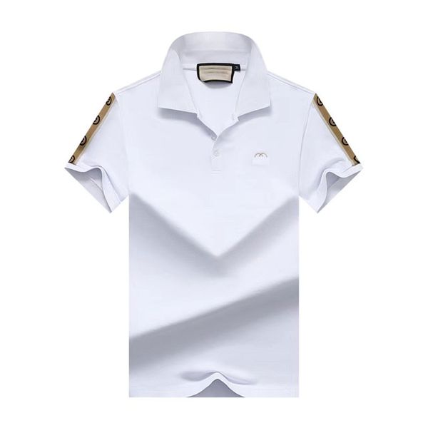 fashion mens polos gg shirt designer polo collar solid cotton homme camisa masculina tshirt color blocking short sleeved hemd breathable cas, White;black
fashion mens polos gg shirt designer polo collar solid cotton homme camisa masculina tshirt color blocking short sleeved hemd breathable cas, White;black