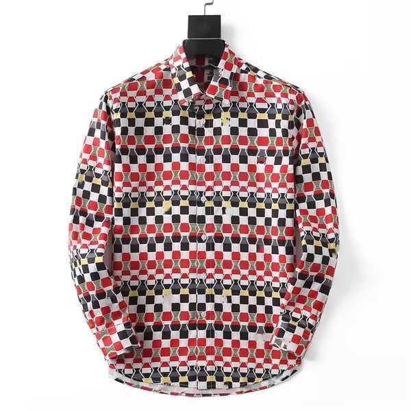 men's printed red trendy shirt luxury slim fitting silk long sleeved casual business clothing plaid brand printed red -4xl burr in eur, White;black
men's printed red trendy shirt luxury slim fitting silk long sleeved casual business clothing plaid brand printed red -4xl burr in eur, White;black