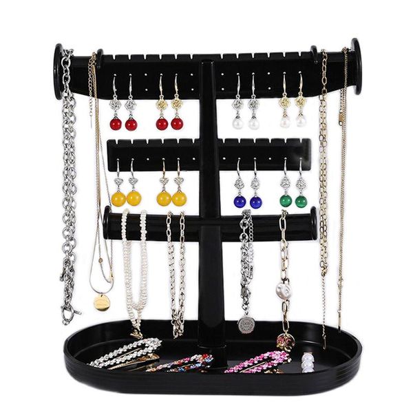 boxes jewelry display stand storage organizer threelayer plastic multifunctional earrings bracelet bangle necklace jewelry rack, Black;white
boxes jewelry display stand storage organizer threelayer plastic multifunctional earrings bracelet bangle necklace jewelry rack, Black;white