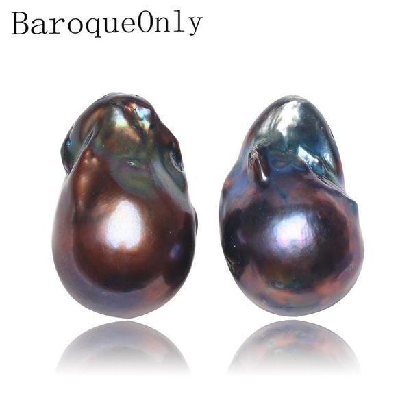 stud baroqueonly large size natural freshwater black baroque pearl earrings 925 sterling silver earrings personalized gift eqb, Golden;silver
stud baroqueonly large size natural freshwater black baroque pearl earrings 925 sterling silver earrings personalized gift eqb, Golden;silver