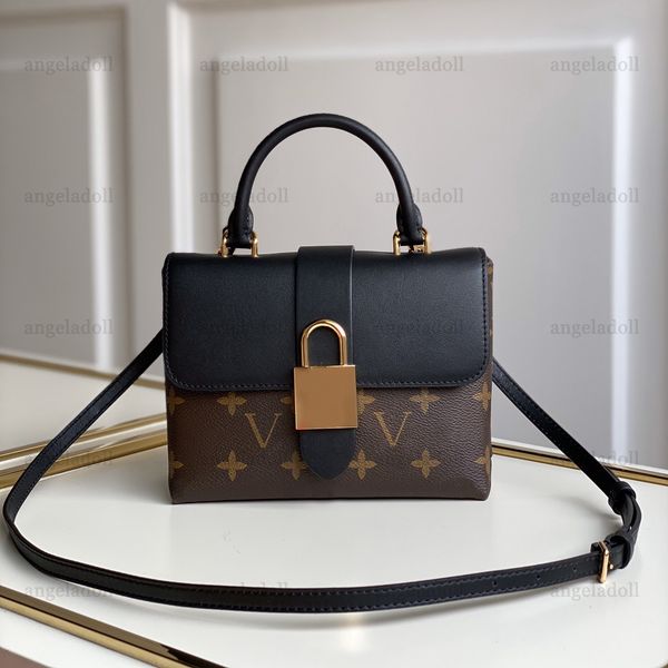 10a retro mirror quality designers small lock bag 21cm womens brown coated canvas pochette purse bag luxury cowhide trim handle handbag cros
10a retro mirror quality designers small lock bag 21cm womens brown coated canvas pochette purse bag luxury cowhide trim handle handbag cros