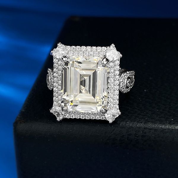 vintage emerald cut moissanite diamond ring 100% real 925 sterling silver party wedding band rings for women engagement jewelry, Slivery;golden
vintage emerald cut moissanite diamond ring 100% real 925 sterling silver party wedding band rings for women engagement jewelry, Slivery;golden