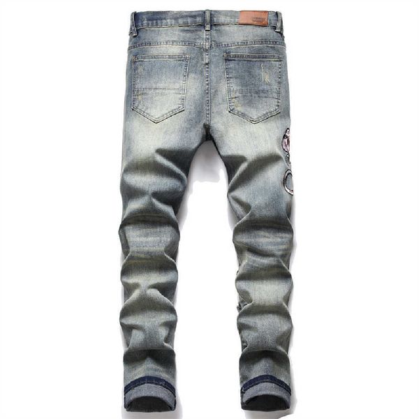 men's jeans men's jeans new european and american style fashion slim fit elastic embroidery cobra men's jeans fashion pants p, Blue
men's jeans men's jeans new european and american style fashion slim fit elastic embroidery cobra men's jeans fashion pants p, Blue